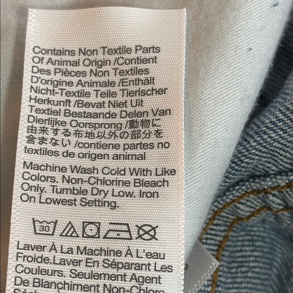 Madewell The Perfect Vintage Jean Blue Ankle Cropped Raw Hem Size 28 - Picture 11 of 11